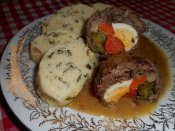 Španělský ptáček, bylinkový knedlík Lázníčka