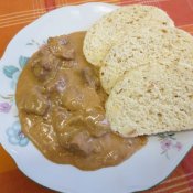 Chalupnický vločkový knedlík