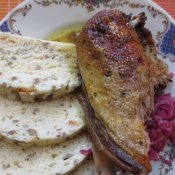 Slunečnicový knedlík