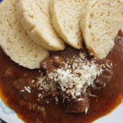 Malínský křenový knedlík