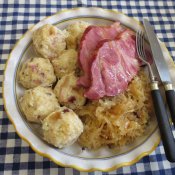 Sklářský knedlík zelný