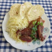 Kynutý chlupatý knedlík z jihočeského mlýna