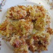 Natržené bramborové knedlíky