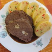 Pikantní bramborový knedlík s chilli papričkami