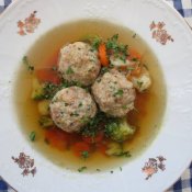 Jarní polévkové knedlíčky