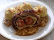 Záhorácká roláda, chlupaté knedlíky