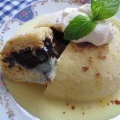 Alpský povidlový knedlík