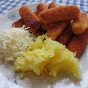 Bramborové šišky s parmazánem