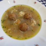 Staročeský mandlový knedlíček do rybí polévky