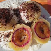 Švestkové knedlíky z tvarohového těsta